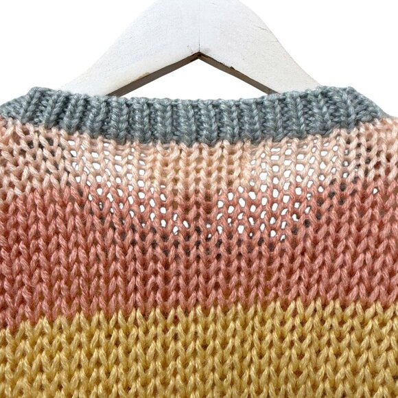 SWEATER BEE Vintage Womens Sweater Small Oversized Granny Pullover - Picture 9 of 10